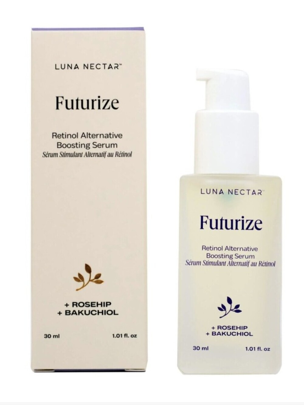Luna Nectar Futurize Botanical Retinol Alternative Boosting Serum, 30ml, NIB